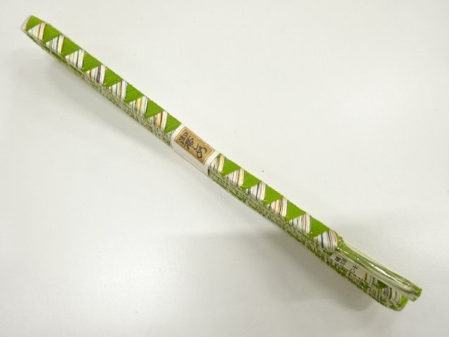 JAPANESE KIMONO / UNUSED HAND-TIED OBIJIME